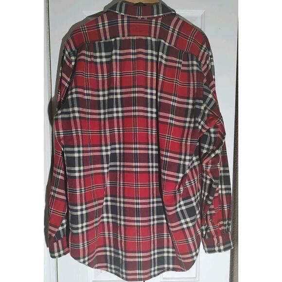 RALPH LAUREN POLO COUNTRY RED BUTTON DOWN PLAID FLANNEL SHIRT - XL - Picture 7 of 7